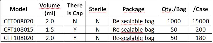 Sterile Microcentrifuge Tubes 6