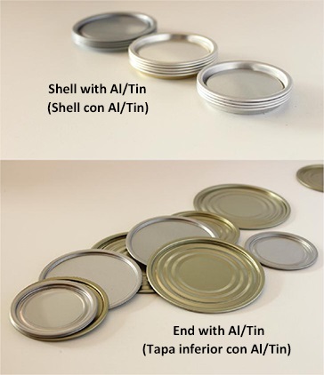 The lids made by LMC-48 CNC turret punch ( stamping press )