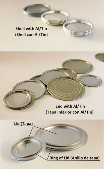 The lids made by LMC-48 CNC turret punch-stamping press