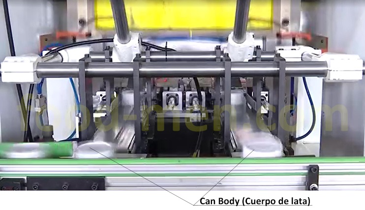 Picture 2 of LMC-80 CNC turret punch (deep drawing stamping press): Cans bodies collection conveyor