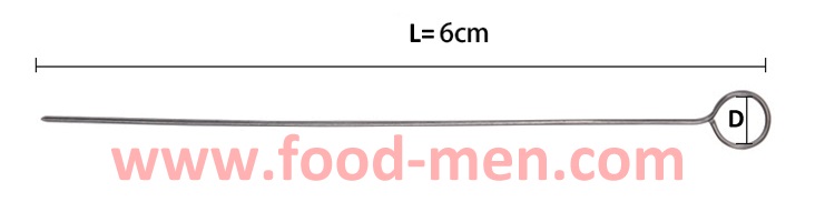 Picture of the metal inoculation loop