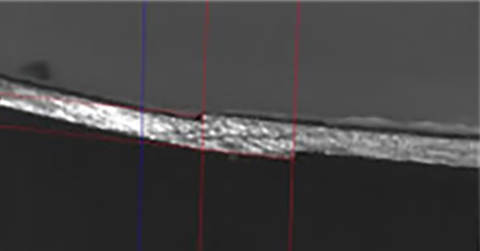 Image of the can weld seam cut transversely-3-piece Can Weld Seam Inspection Tester System